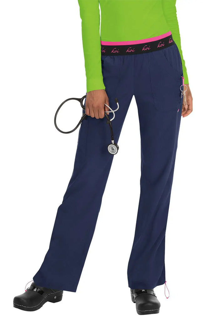 Koi Scrubs Spirit Pant Navy | scrub-supply.com