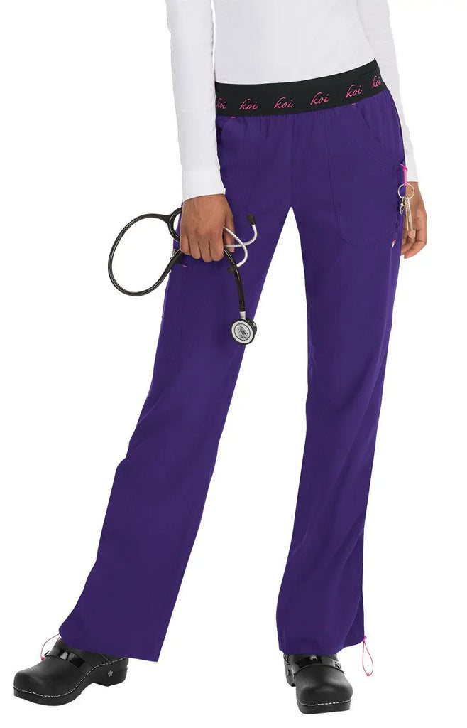 Koi Scrubs Spirit Pant Grape | scrub-supply.com