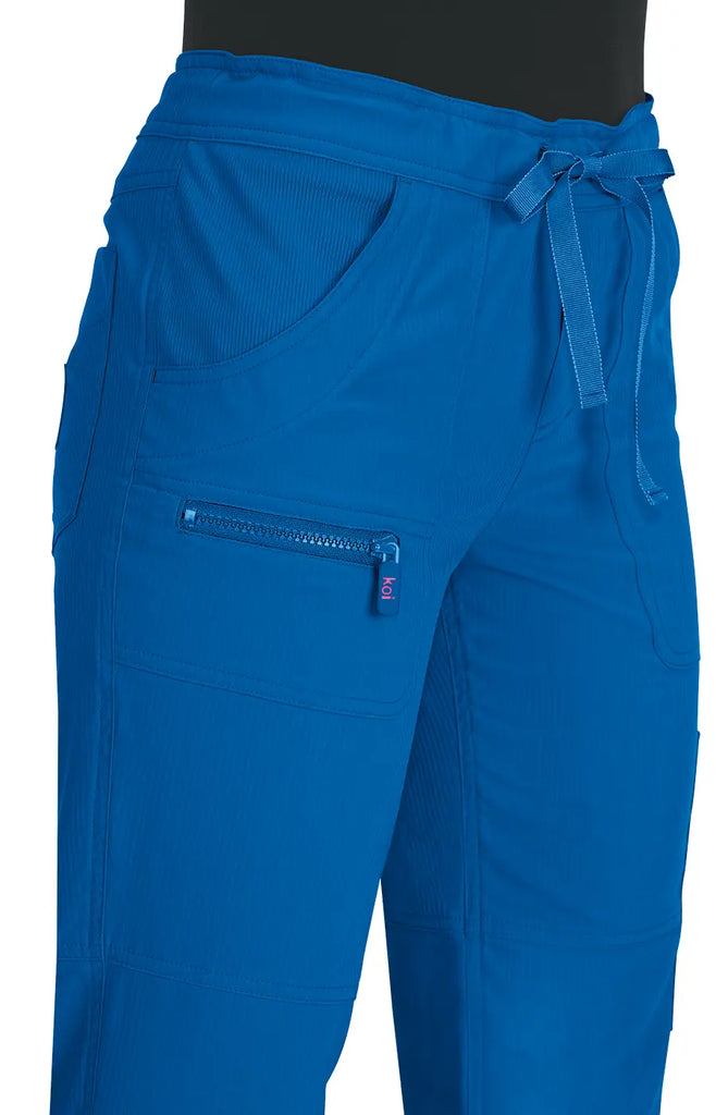 Koi Scrubs Women's Peace Pant Caribbean Blue | scrub-supply.com