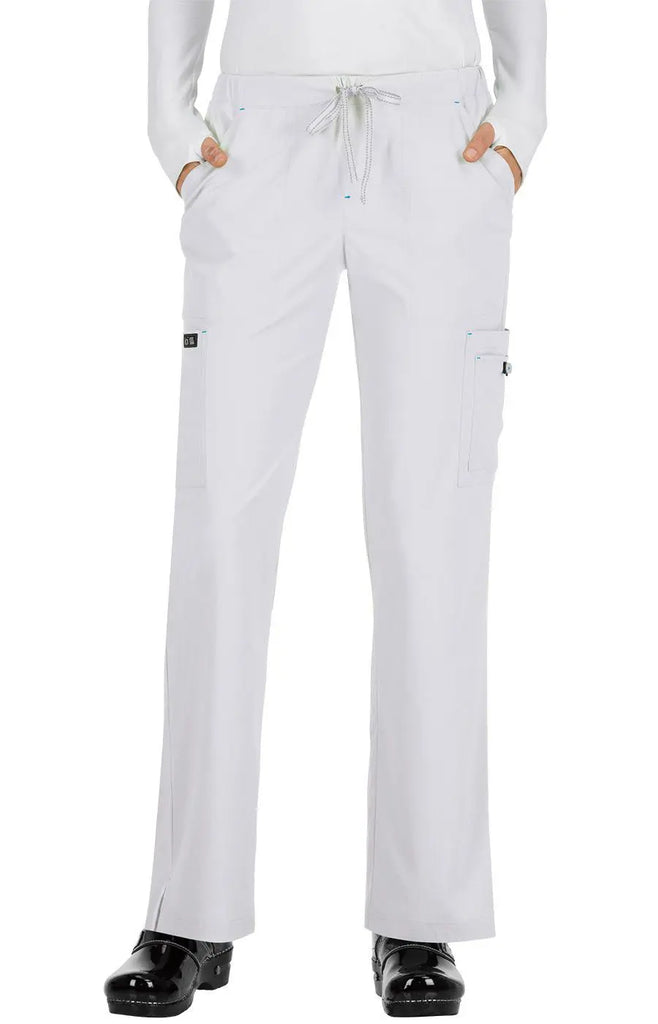 Koi Scrubs Holly Pant White | scrub-supply.com