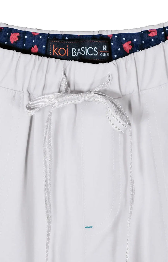 Koi Scrubs Holly Pant White | scrub-supply.com