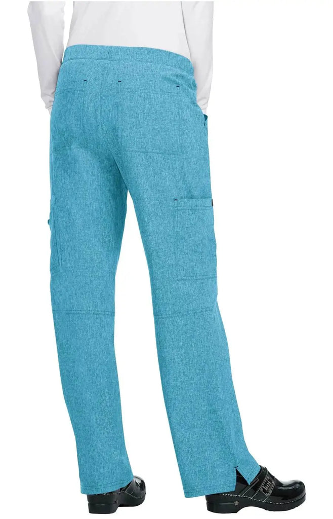 Koi Scrubs Holly Pant Heather Electric Blue | scrub-supply.com