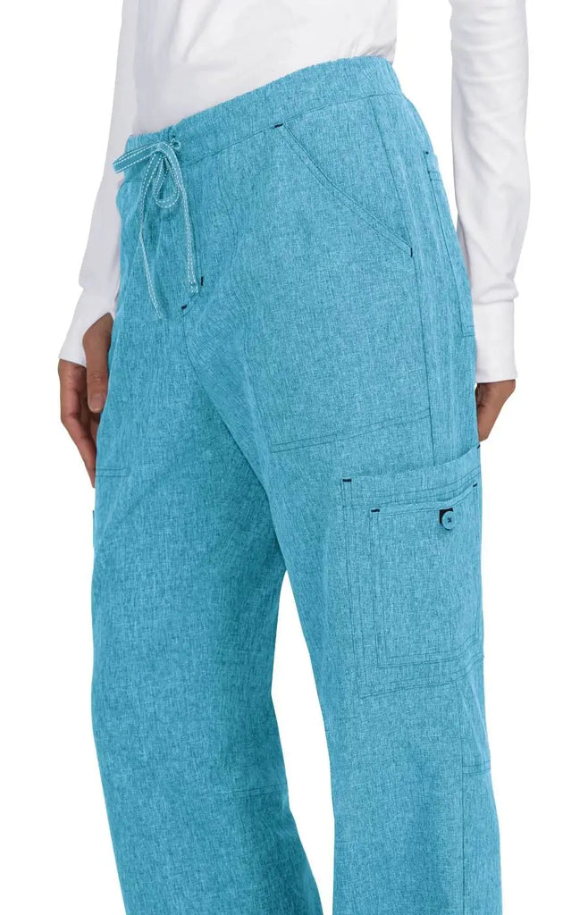 Koi Scrubs Holly Pant Heather Electric Blue | scrub-supply.com