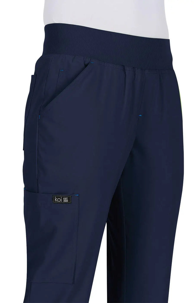 Koi Scrubs Laurie Pant Navy | scrub-supply.com