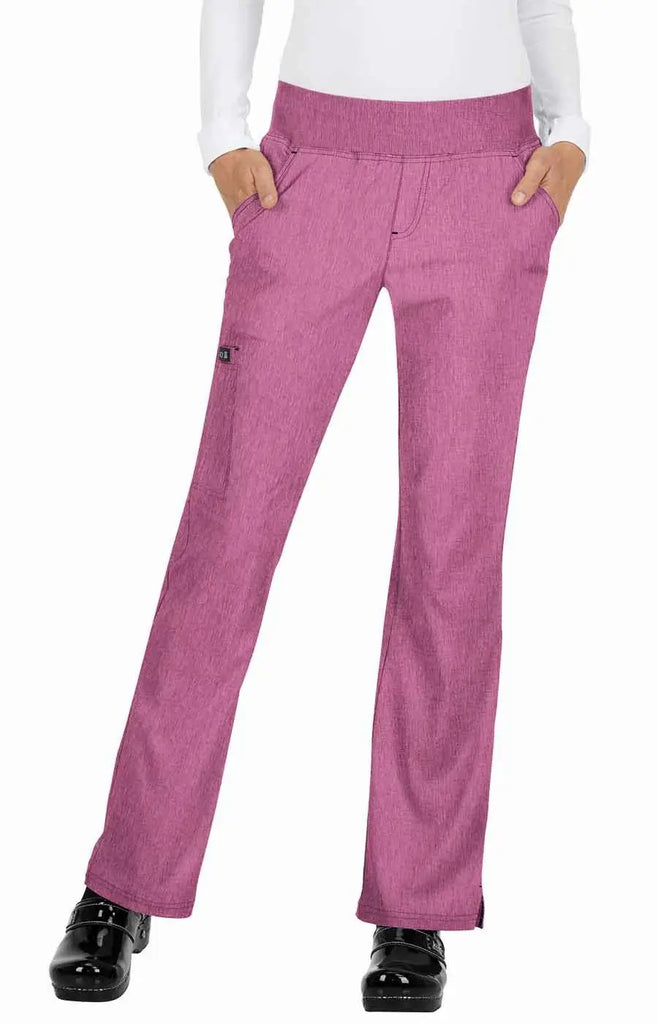 Koi Scrubs Laurie Pant Heather Azalea Pink | scrub-supply.com