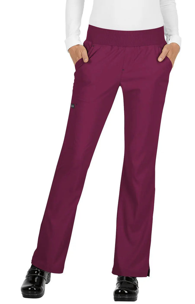 Koi Scrubs Laurie Pant Wine | scrub-supply.com