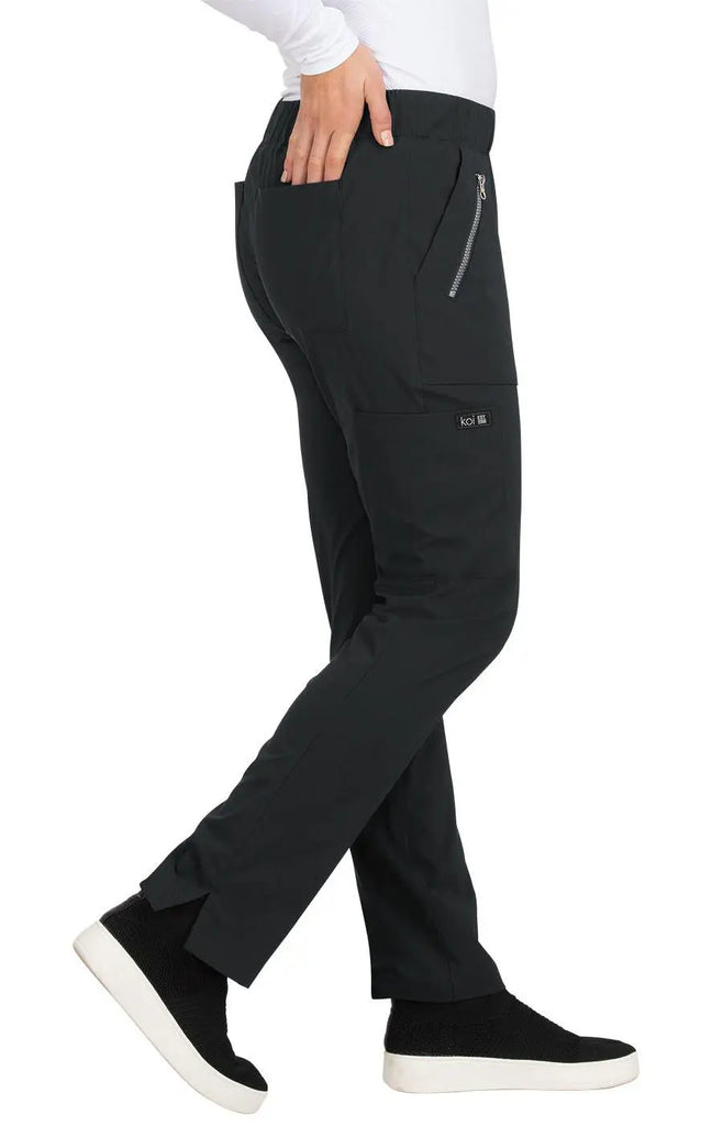 Koi Scrubs Jane Pant Black | scrub-supply.com