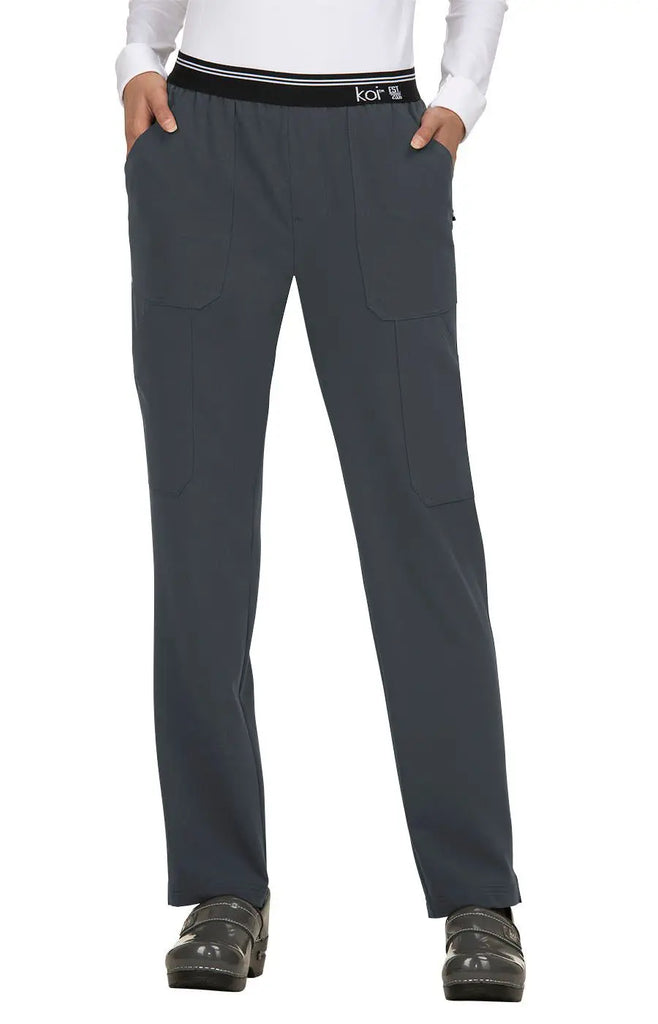 Koi Scrubs On The Run Scrub Pant Charcoal | scrub-supply.com