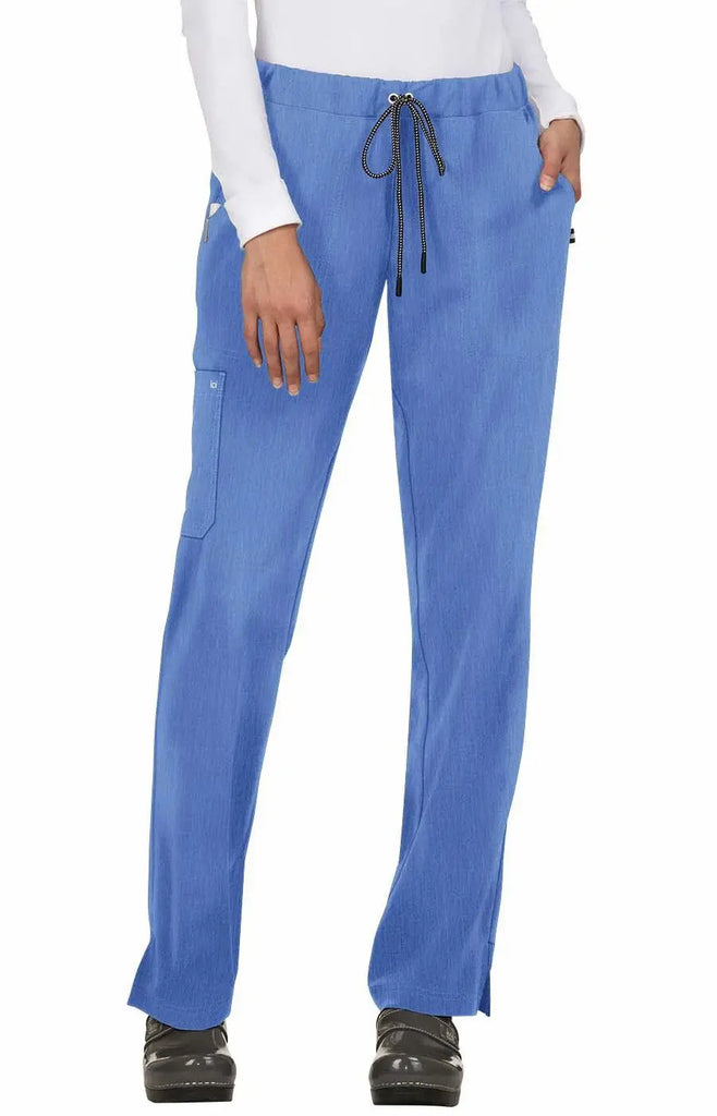 Koi Scrubs Everyday Hero Pant Heather True Ceil | scrub-supply.com