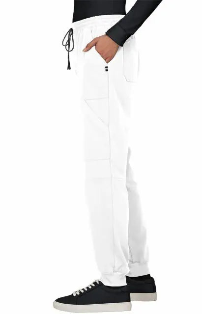 Koi Scrubs Good Vibe Jogger Pant White | scrub-supply.com