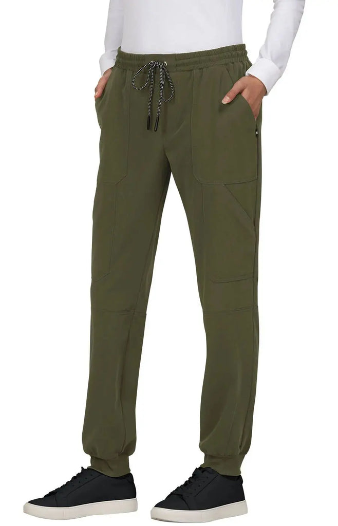 Koi Scrubs Good Vibe Jogger Pant Olive Green | scrub-supply.com