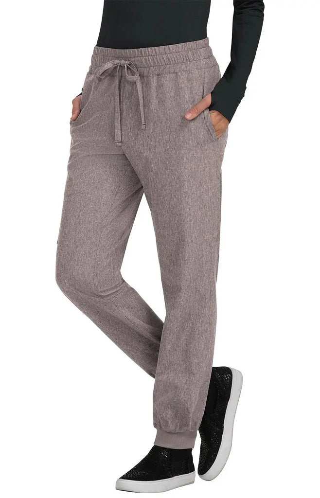 Koi Scrubs Gemma Jogger Pant Heather Taupe | scrub-supply.com