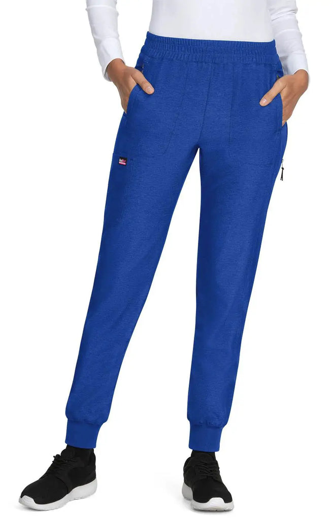 Koi Scrubs Power Jogger Heather True Galaxy | scrub-supply.com