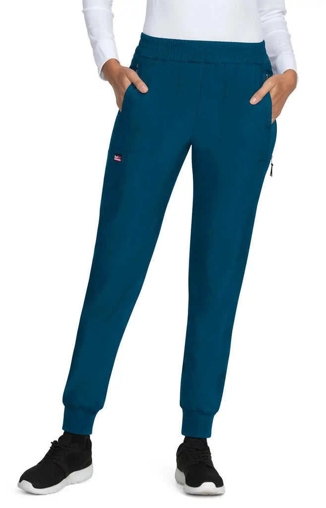 Koi Scrubs Power Jogger Caribbean Blue | scrub-supply.com