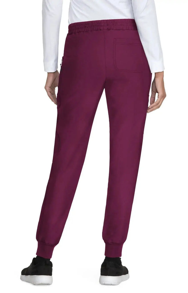 Koi Scrubs Power Jogger Wine | scrub-supply.com