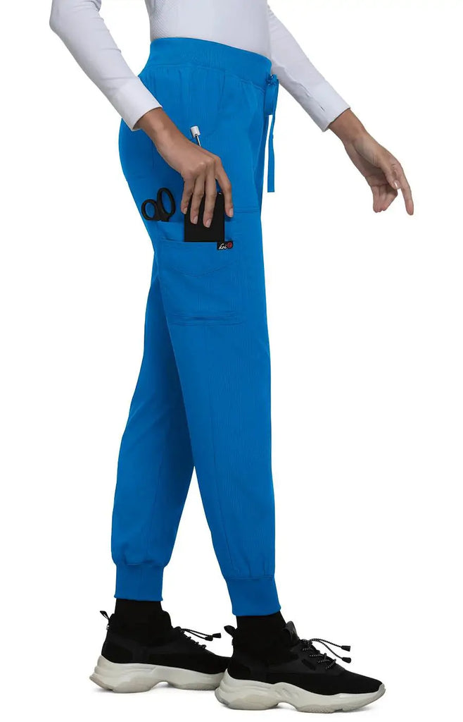 Koi Scrubs Fierce Jogger Royal Blue | scrub-supply.com