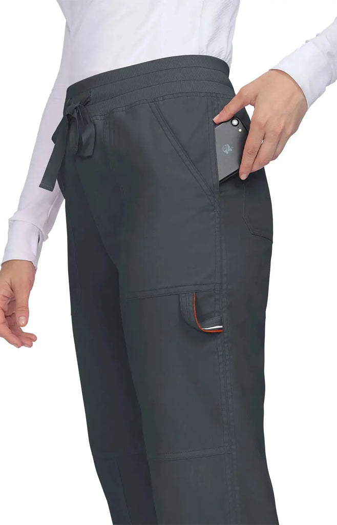 Koi Scrubs Stretch Alma Pant Charcoal | scrub-supply.com