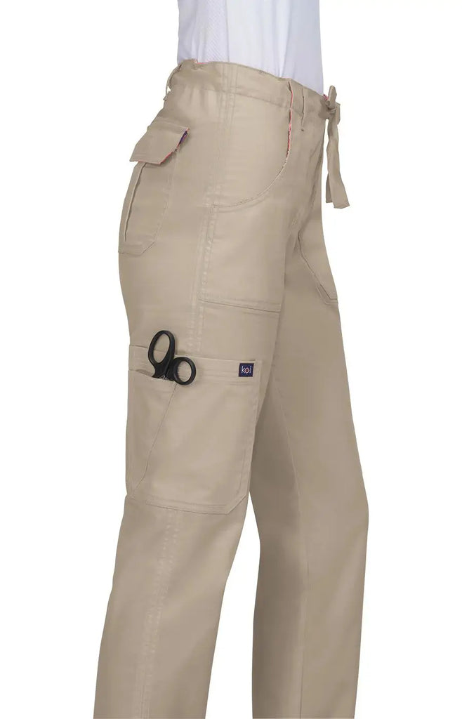 Koi Scrubs Stretch Sydney Pant Desert Khaki | scrub-supply.com