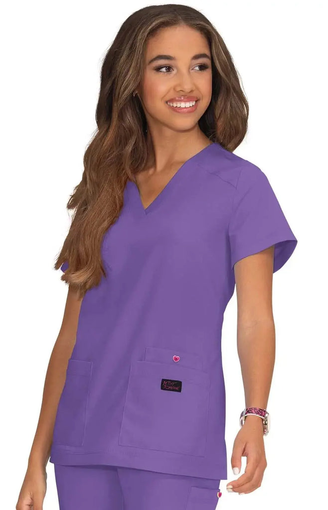 Koi Scrubs Freesia Top Wisteria | scrub-supply.com