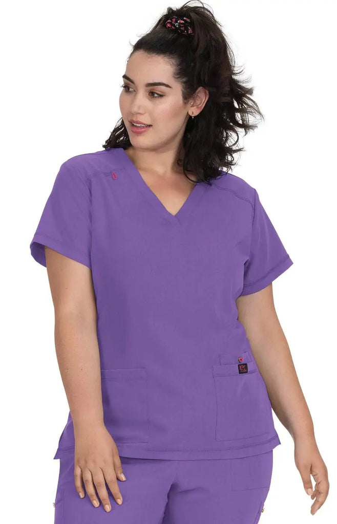 Koi Scrubs Freesia Top Wisteria | scrub-supply.com