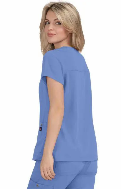 Koi Scrubs Freesia Top True Ceil | scrub-supply.com