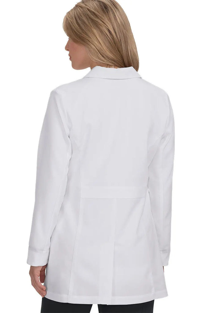 Koi Scrubs Marigold Lab Coat White | scrub-supply.com