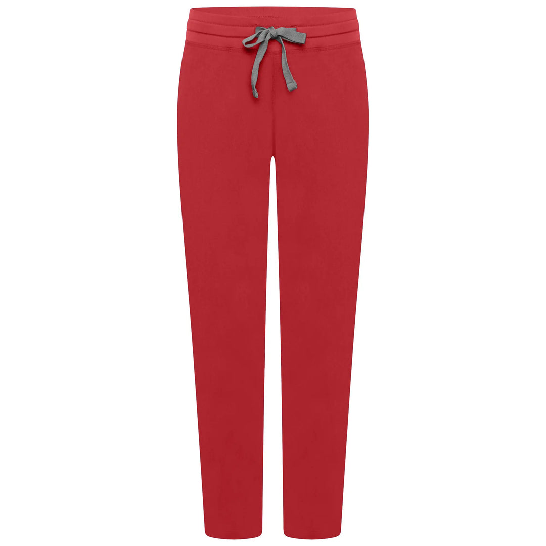 Simki Scrubs Women's Arlo Straight Leg Scrub Trouser Burgundy | scrub-supply.com