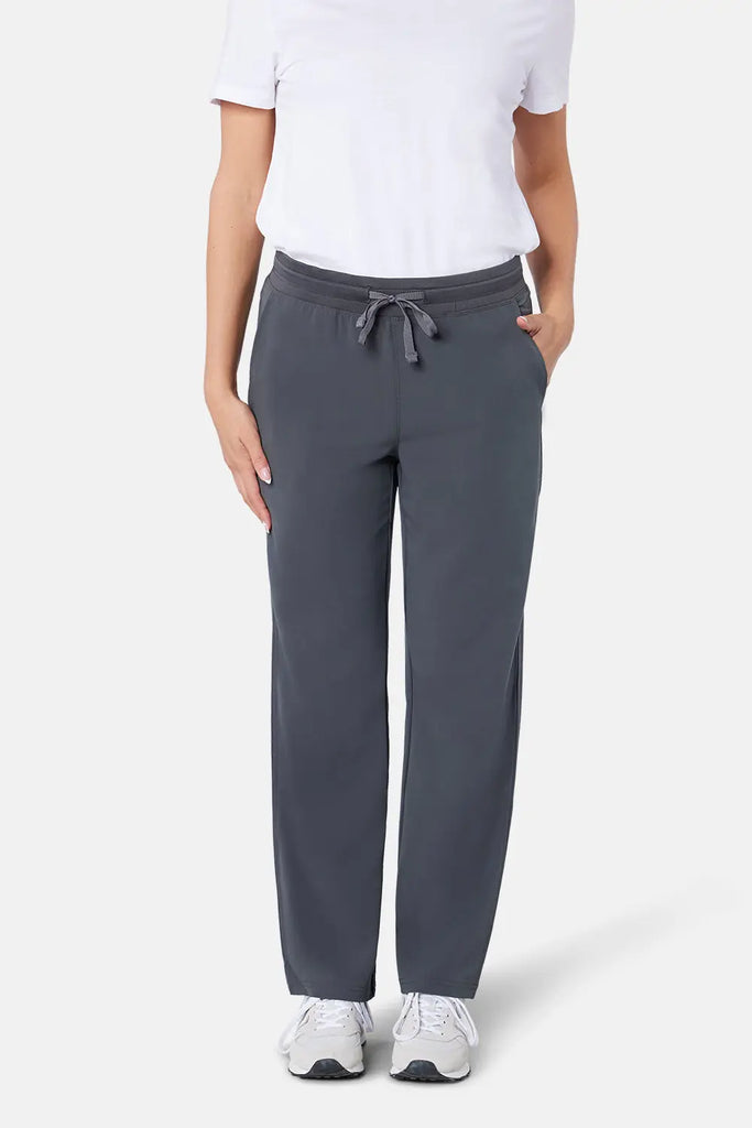 Simki Scrubs Women's Arlo Straight Leg Scrub Trouser Pewter | scrub-supply.com