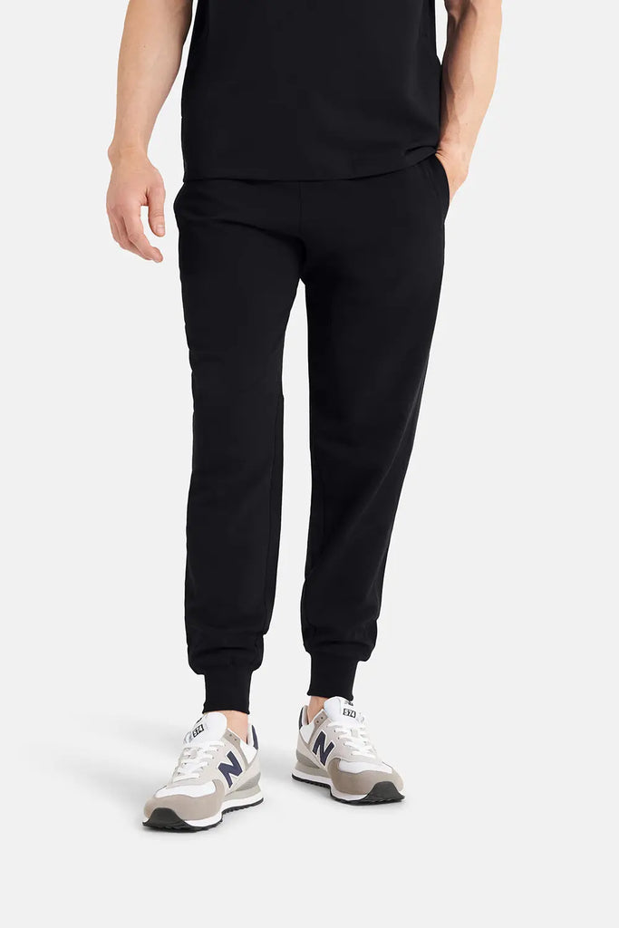 Simki Scrubs Men's Maxwell Scrub Jogger Black | scrub-supply.com