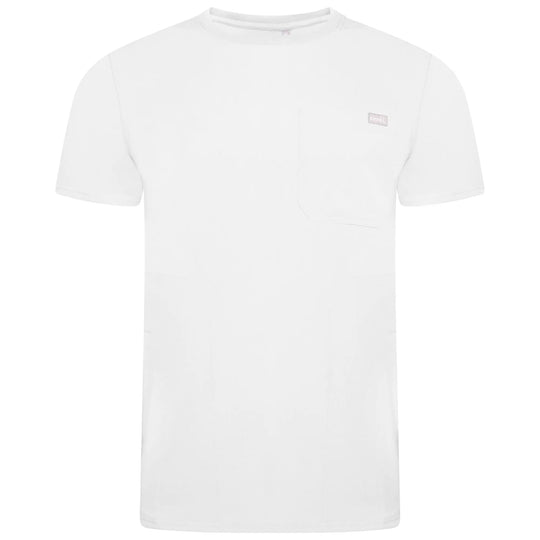 Simki Scrubs Men's Miles Scrub Top White | scrub-supply.com
