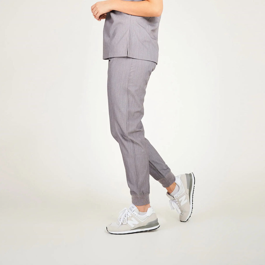 Simki Scrubs Women's Neo Jogger Scrub Trouser Charcoal | scrub-supply.com