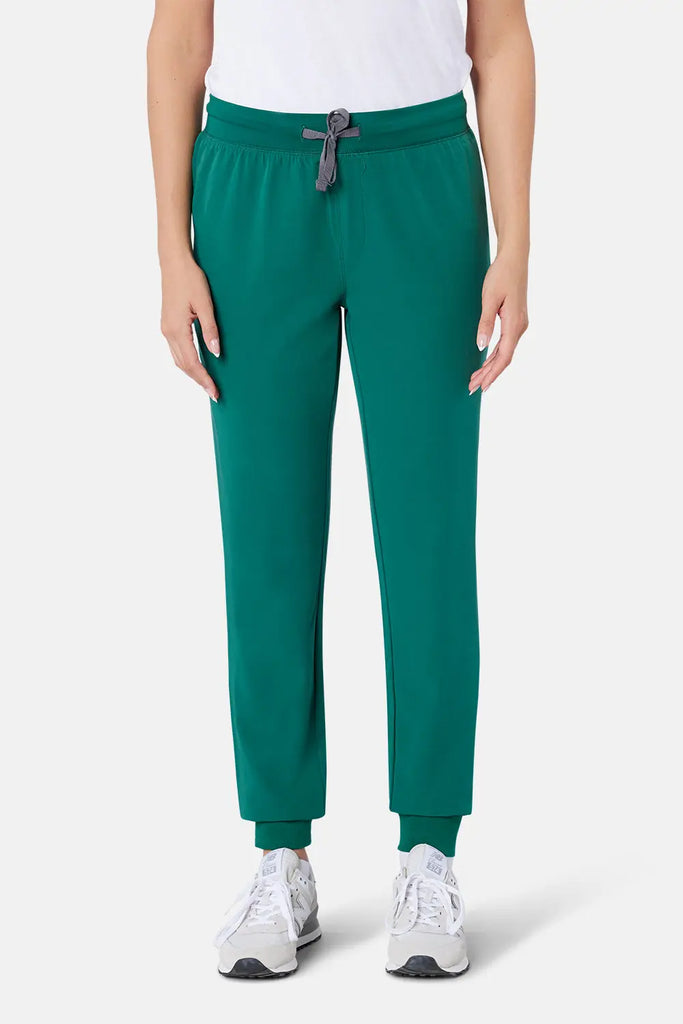 Simki Scrubs Women's Neo Jogger Scrub Trouser Hunter Green | scrub-supply.com
