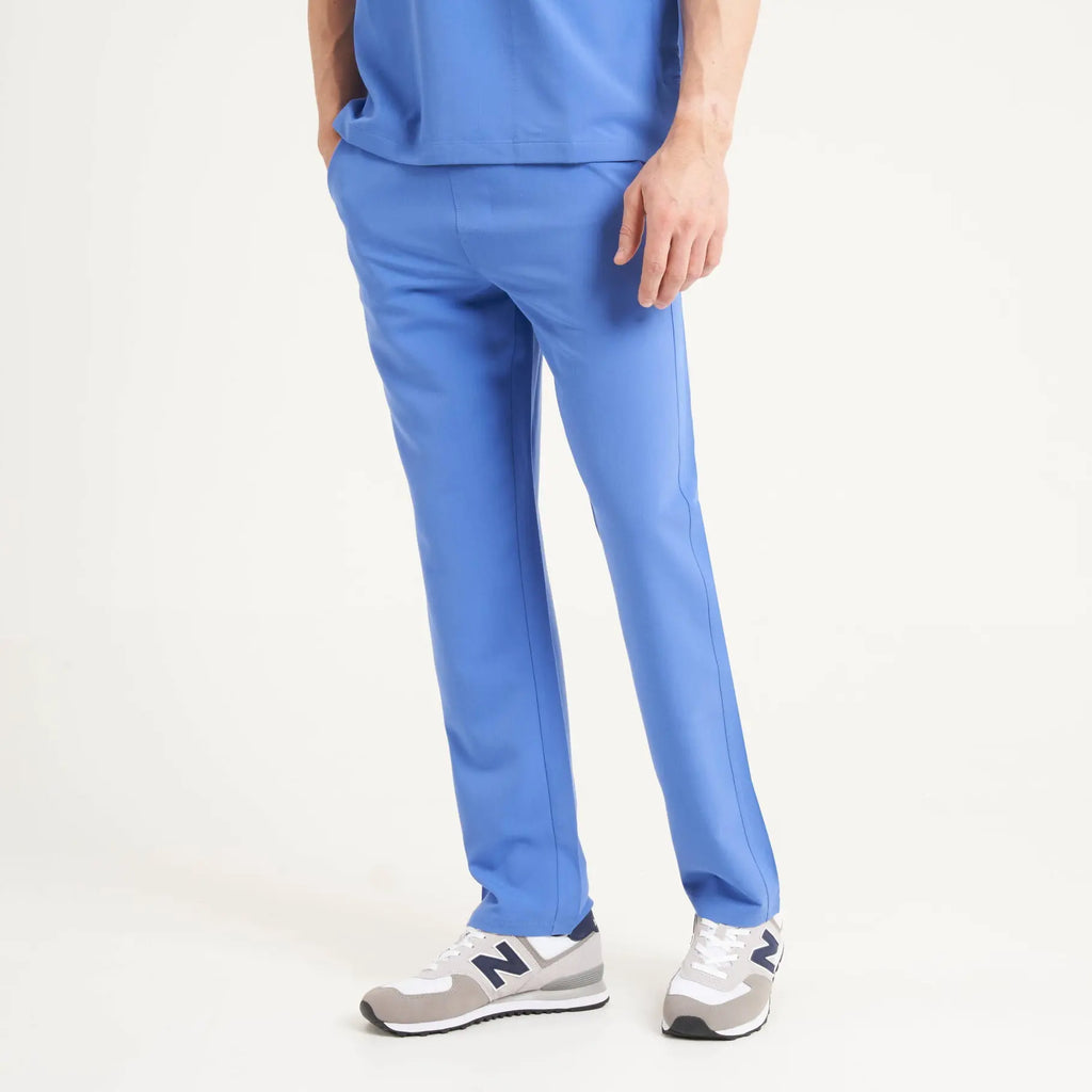 Simki Scrubs Men's Otto Scrub Trouser Ceil Blue | scrub-supply.com