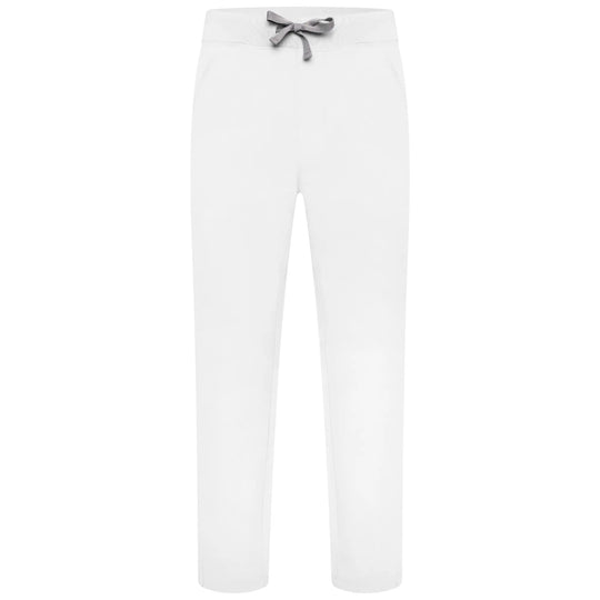 Simki Scrubs Men's Otto Scrub Trouser White | scrub-supply.com