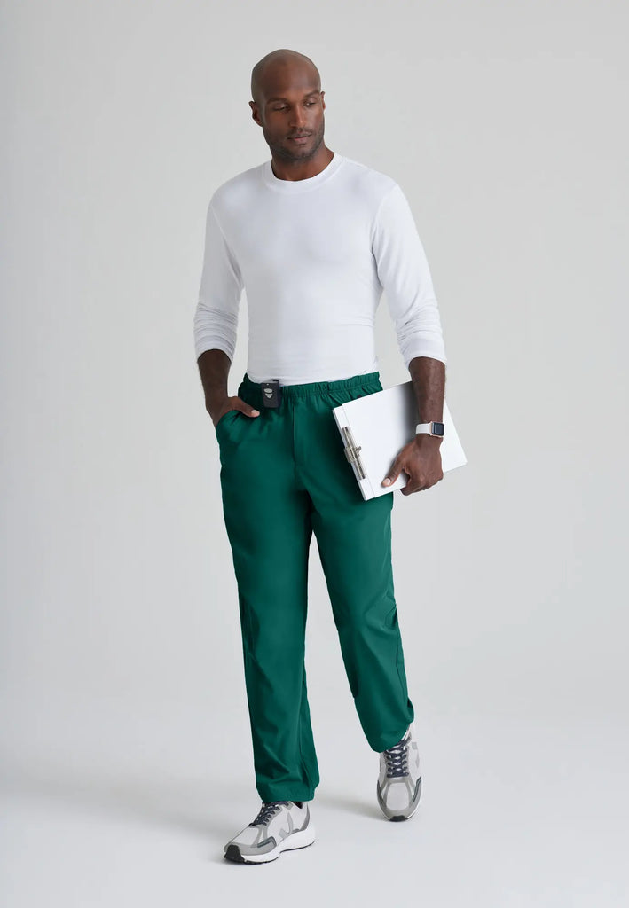 Barco Scrubs Men's Amplify Pant Hunter Green | scrub-supply.com