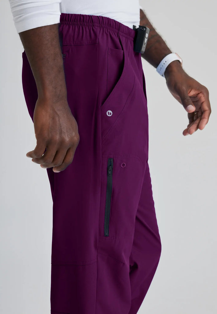 Barco Scrubs Men's Amplify Pant Wine | scrub-supply.com