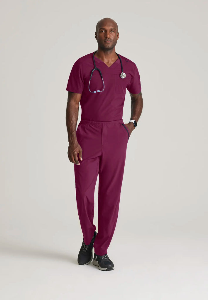 Barco Scrubs Men's Amplify Pant Wine | scrub-supply.com