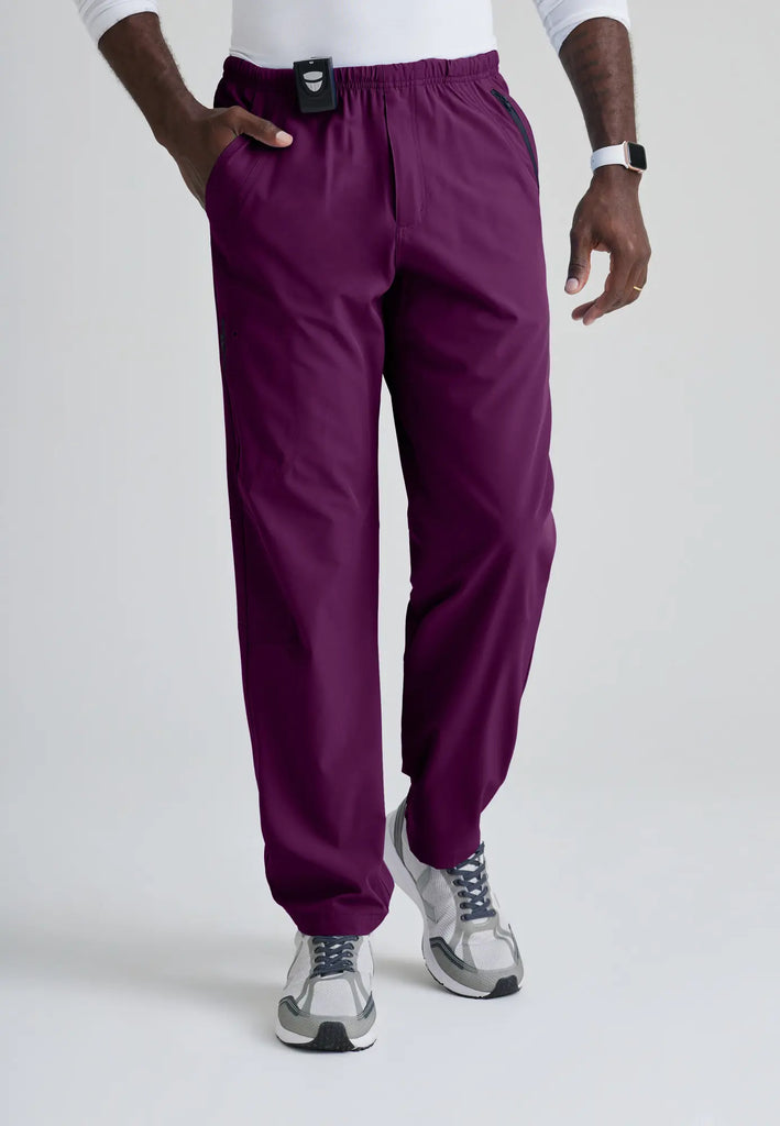 Barco Scrubs Men's Amplify Pant Wine | scrub-supply.com