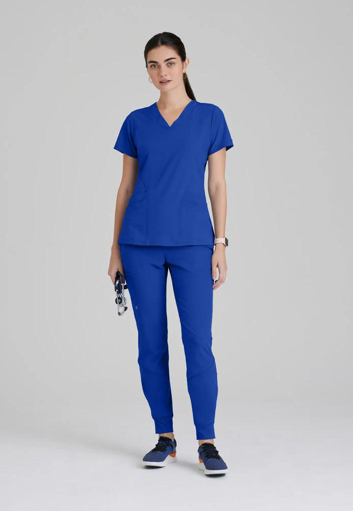 Barco Scrubs Women's Pulse Top Cobalt | scrub-supply.com