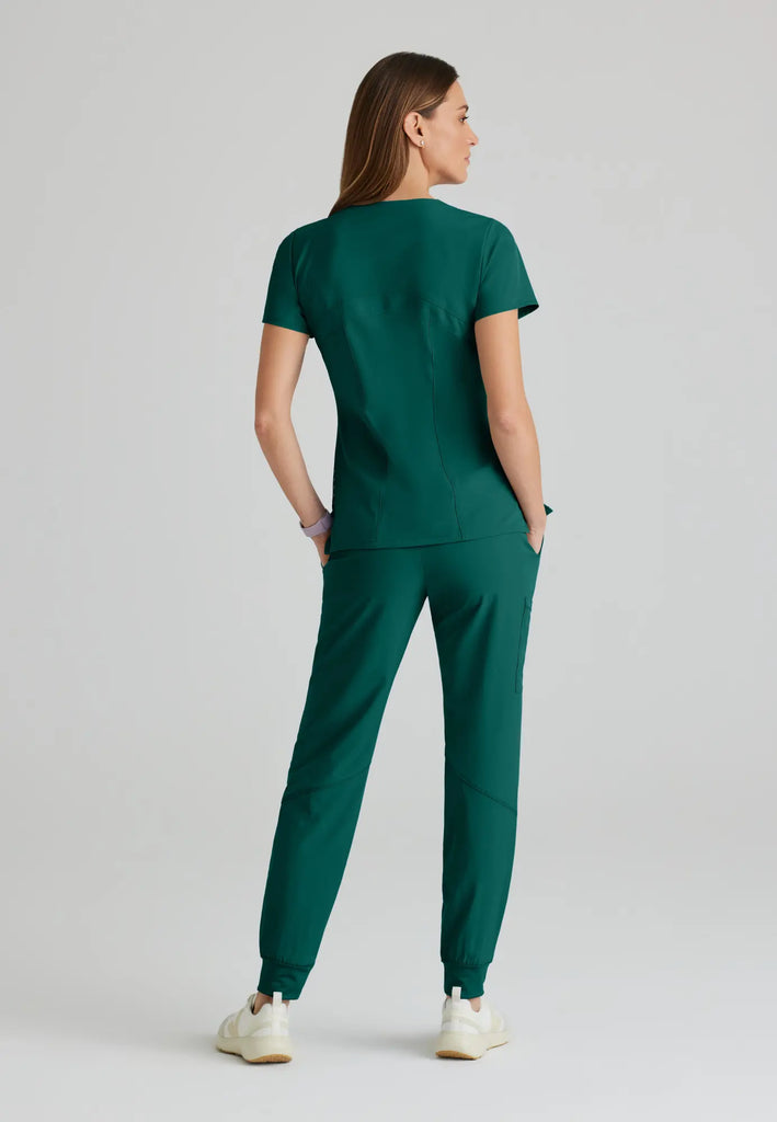 Barco Scrubs Women's Pulse Top Hunter Green | scrub-supply.com