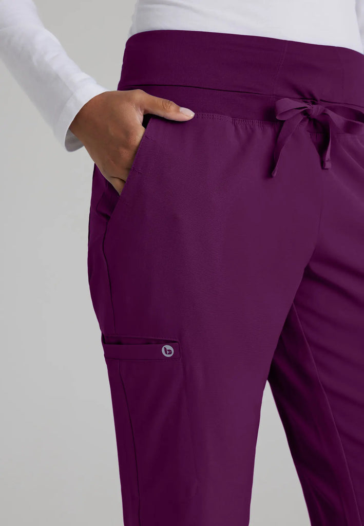 Barco Scrubs Women's Stride Pant Wine | scrub-supply.com