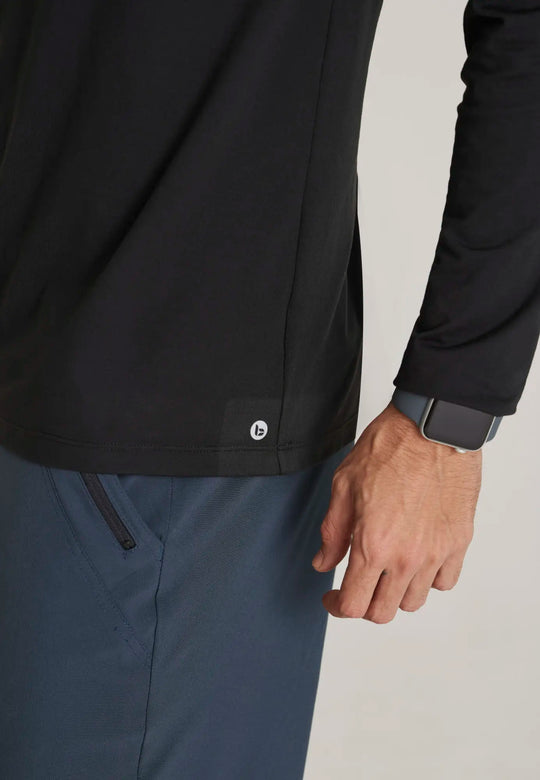 Barco Scrubs Men's Surge Underscrub Black | scrub-supply.com