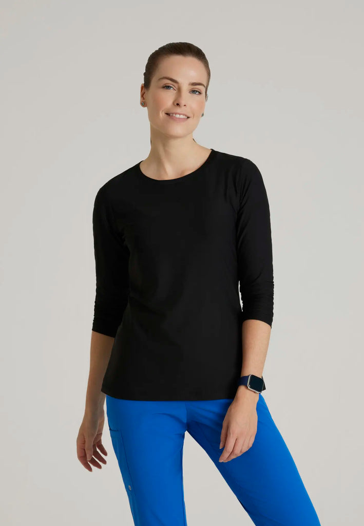 Barco Scrubs Women's Accelerate Underscrub Black | scrub-supply.com