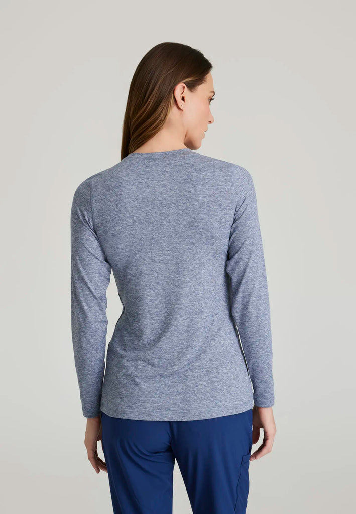 Barco Scrubs Women's Accelerate Underscrub Indigo Heather | scrub-supply.com