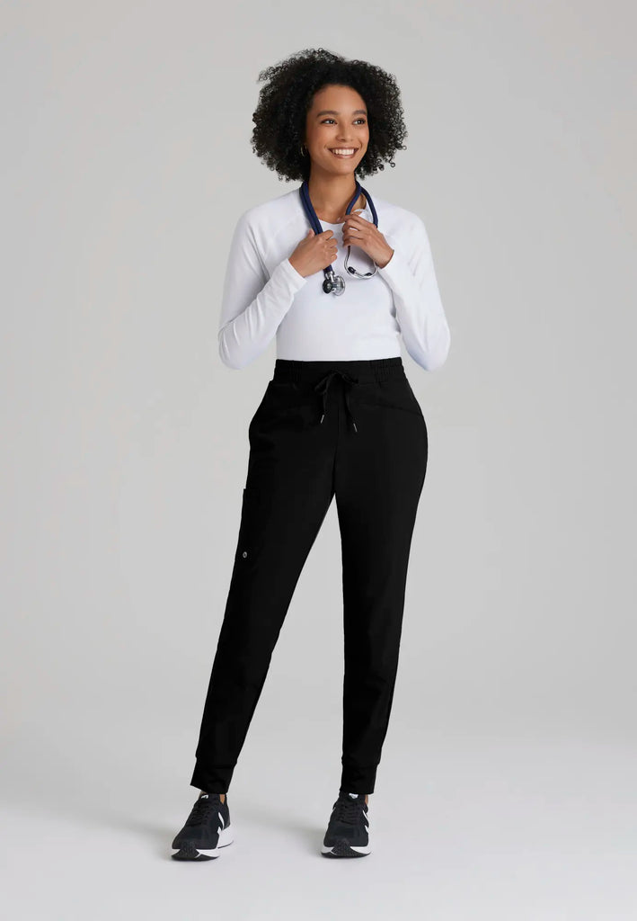 Barco Scrubs Women's Boost Jogger Black | scrub-supply.com