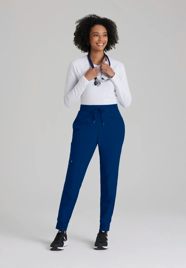 Barco Scrubs Women's Boost Jogger Indigo | scrub-supply.com