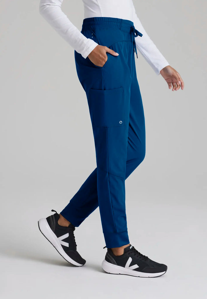 Barco Scrubs Women's Boost Jogger Indigo | scrub-supply.com