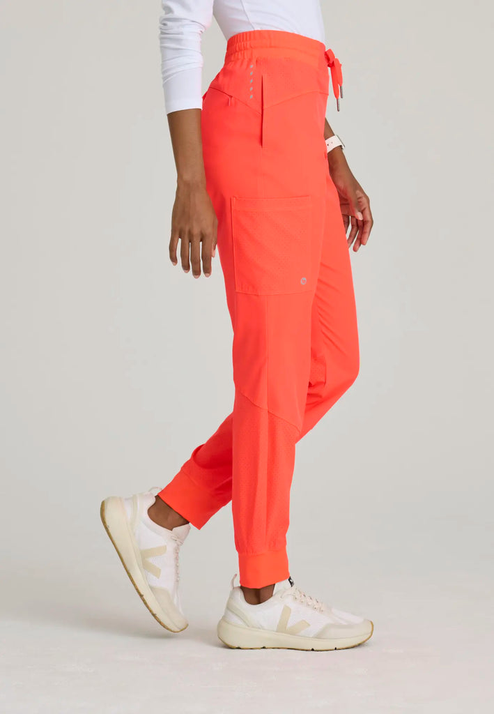 Barco Scrubs Women's Boost Jogger Neon Flame | scrub-supply.com