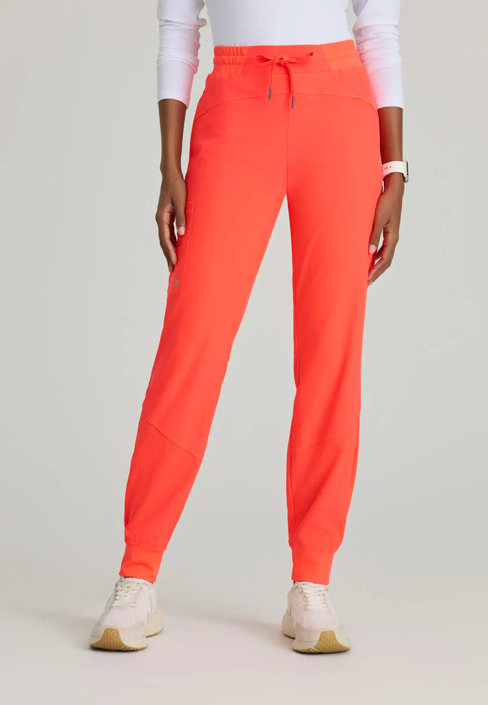 Barco Scrubs Women's Boost Jogger Neon Flame | scrub-supply.com