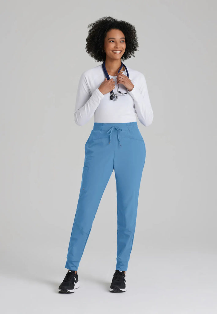 Barco Scrubs Women's Boost Jogger Ceil Blue | scrub-supply.com